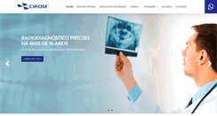 Desktop Screenshot of ciromradiologia.com.br