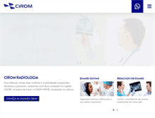 Tablet Screenshot of ciromradiologia.com.br